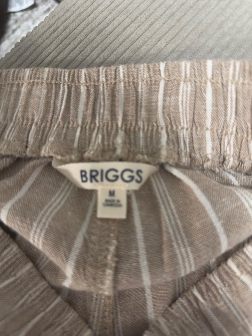 Briggs New York Women’s Linen Blend Pants M - Picture 5 of 6